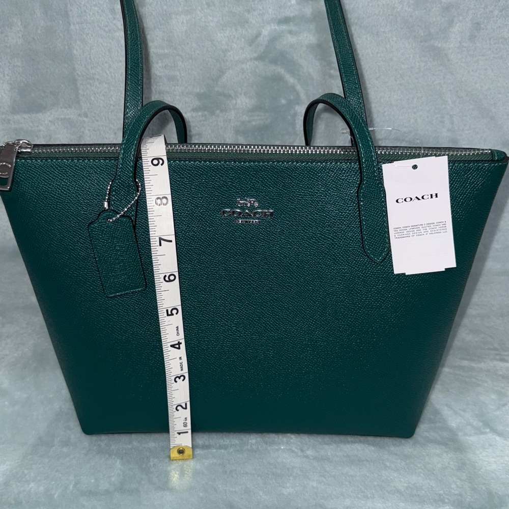 Coach Emerald Green Tote Bag - Picture 15 of 17
